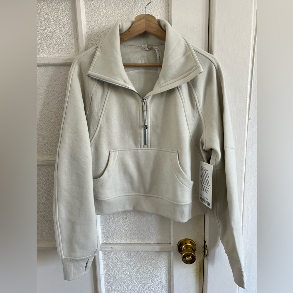 Lululemon Scuba Oversized Funnel Neck - Bone XS